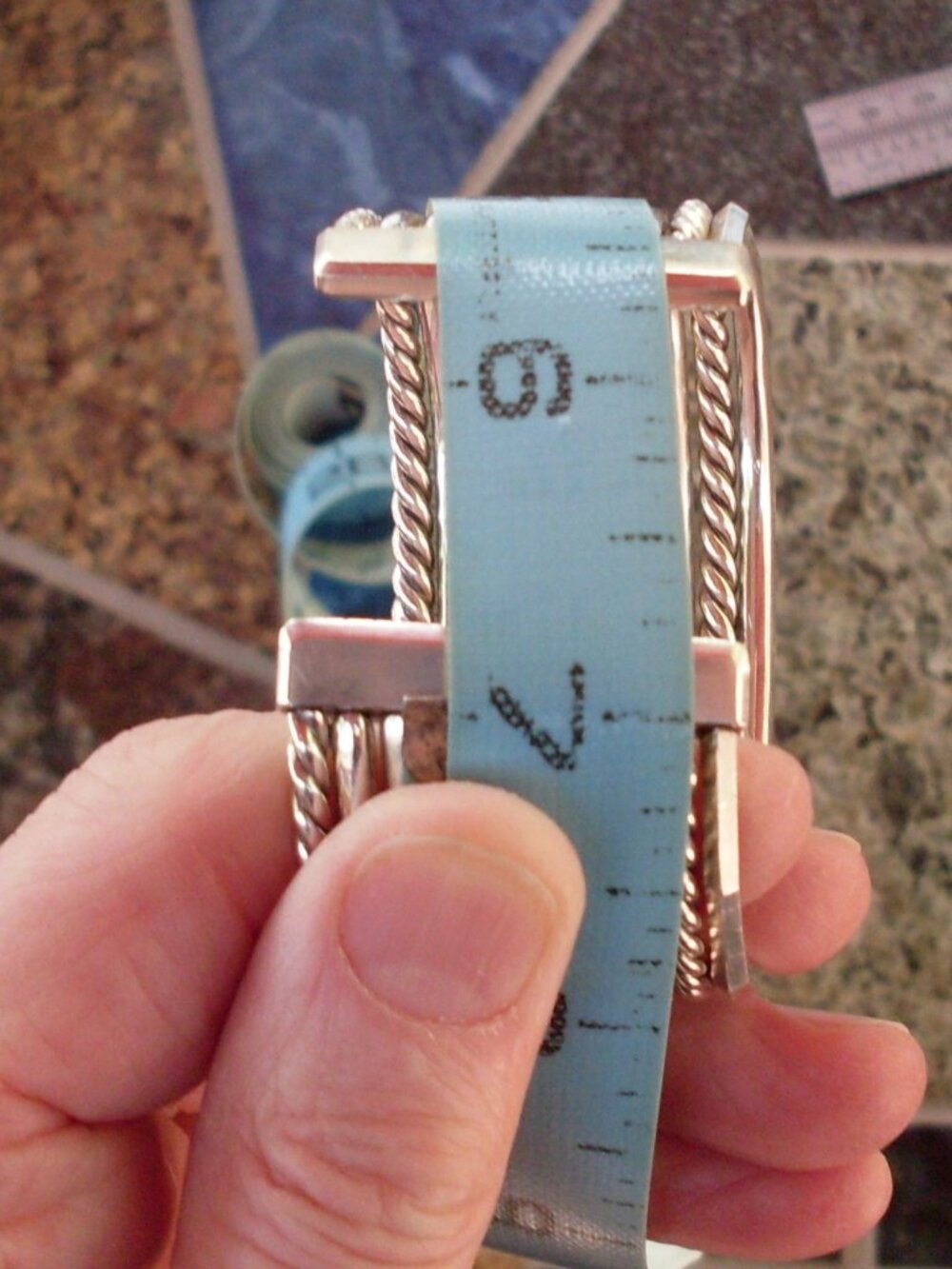 Recently Retired David Yurman 10 Row Stax Cuff w/Diamonds - 925 - Gift Boxed - Picture 13 of 13